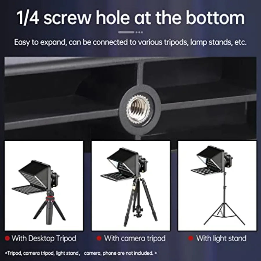 LENSGO Portable Teleprompter for iPad
