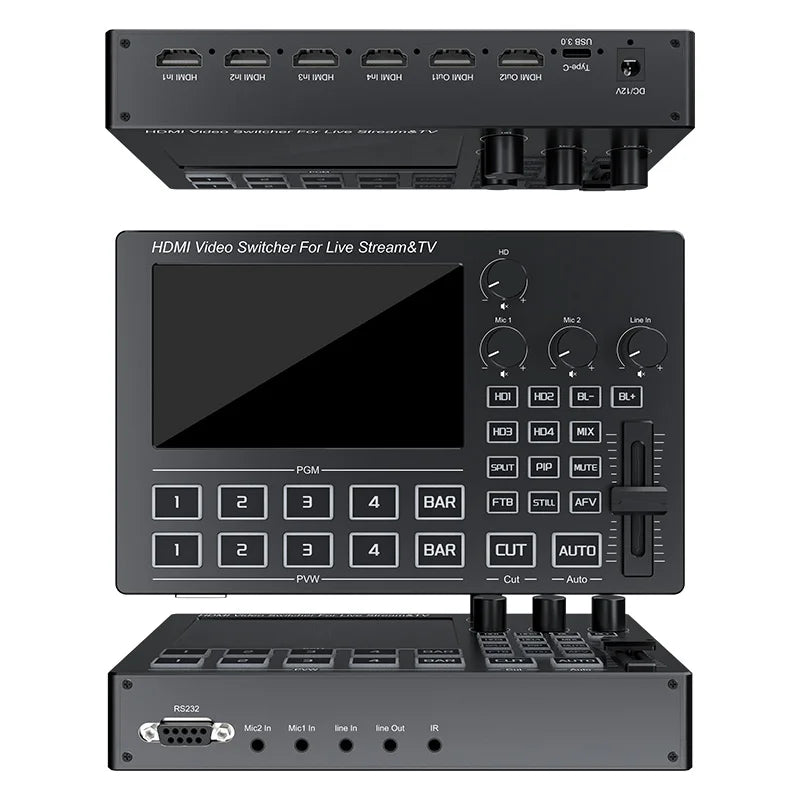4 Channel HDMI Multi Video Switcher
