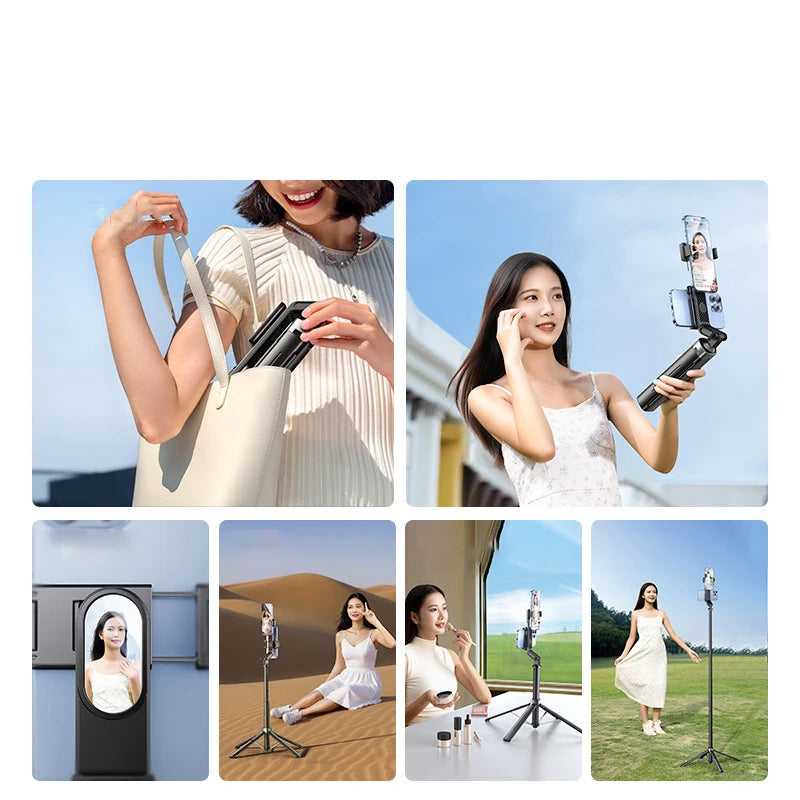 Mobile phone holder oral teleprompter live tripod