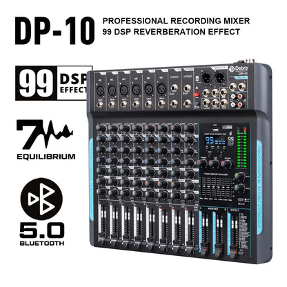 Debra 99 DSP Audio Mixer DJ Controller DP-10 10