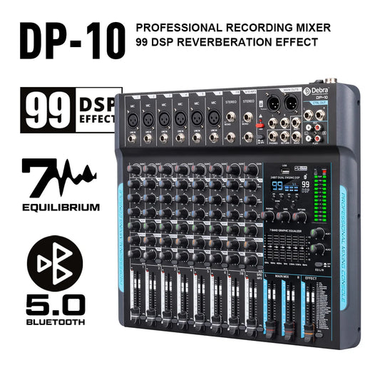 Debra 99 DSP Audio Mixer DJ Controller DP-10 10