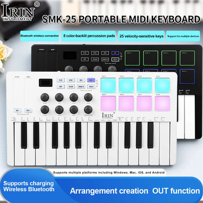 IRIN SMK-25 MIDI Pad Controller Keyboard