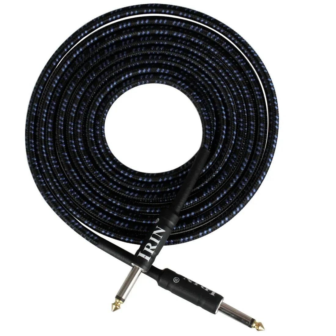 IRIN 3M/6M/10M Audio Cable 6.5mm Plug No Noise Audio Wire Cord Musical Instrument Accessories Parts for Electric Guitar Bass