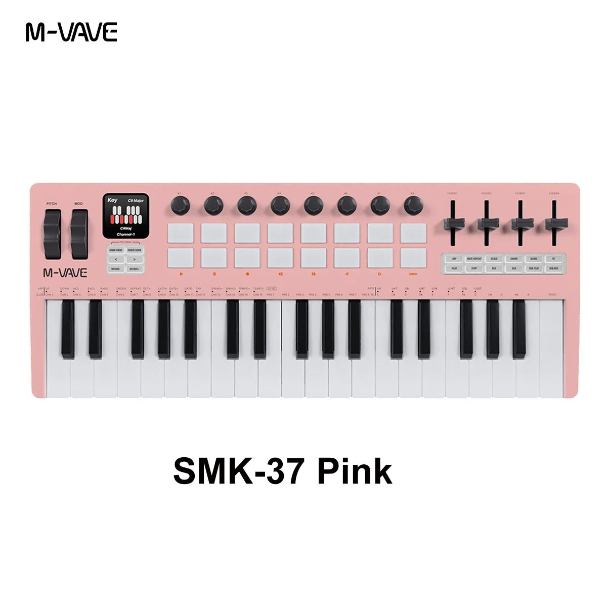 M-VAVE SMK-37 PRO MIDI Controller Keyboard