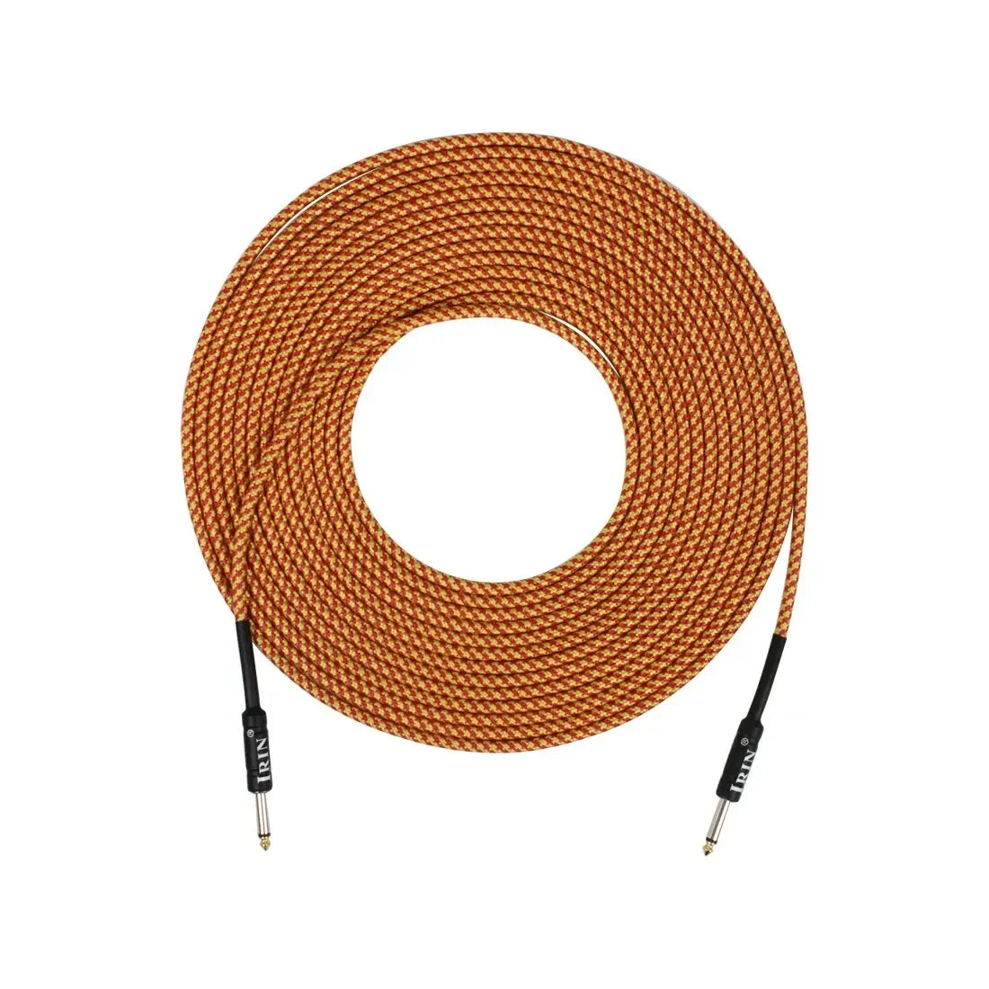 IRIN 3M/6M/10M Audio Cable 6.5mm Plug No Noise Audio Wire Cord Musical Instrument Accessories Parts for Electric Guitar Bass