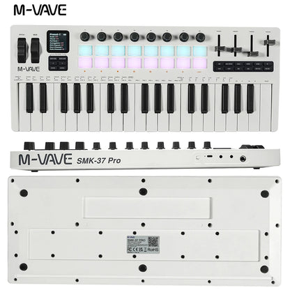 M-VAVE SMK-37 PRO MIDI Controller Keyboard