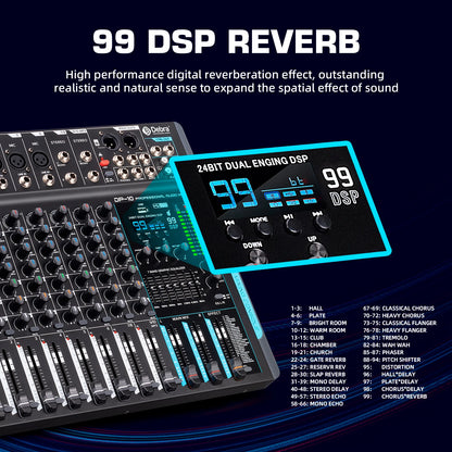 Debra 99 DSP Audio Mixer DJ Controller DP-10 10