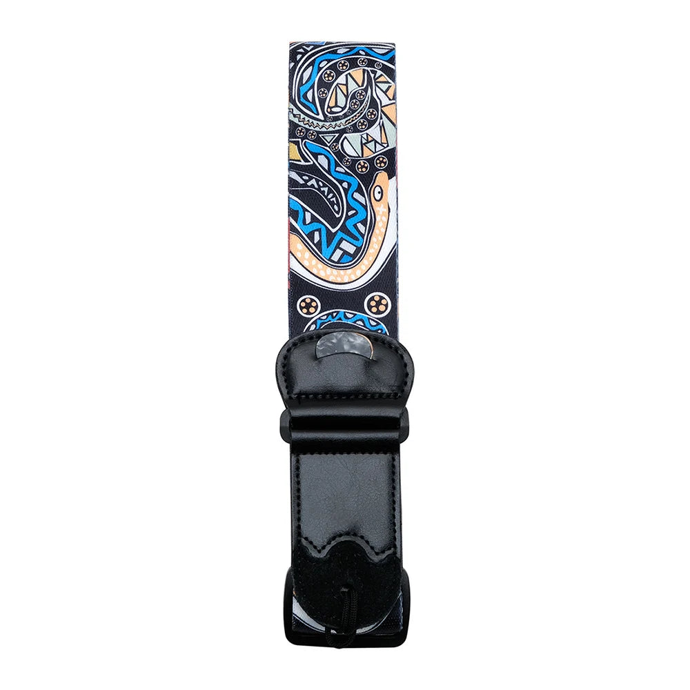 Electric Guitar Strap Embroidered Guitar Strap National Style Shoulder Strap Acoustic Guitar Straps Guitar Accessories