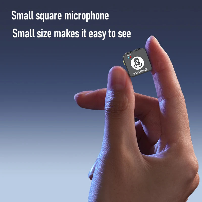 Zwide M5 small square wireless lavalier microphone