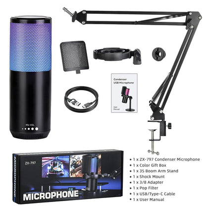GAM-ZX798 Multi functional Desktop Microphone