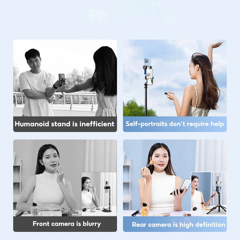 Mobile phone holder oral teleprompter live tripod