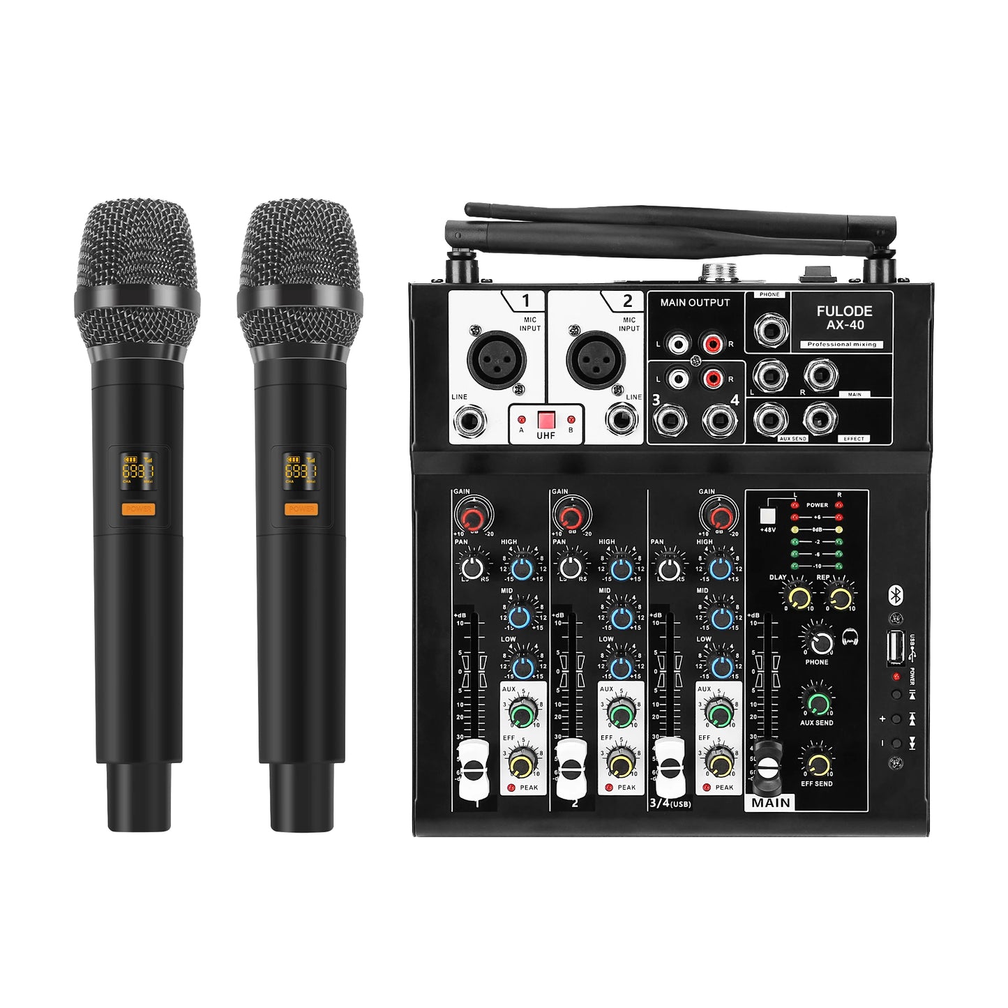 FULUODE AX-40 Mixer and microphone kit
