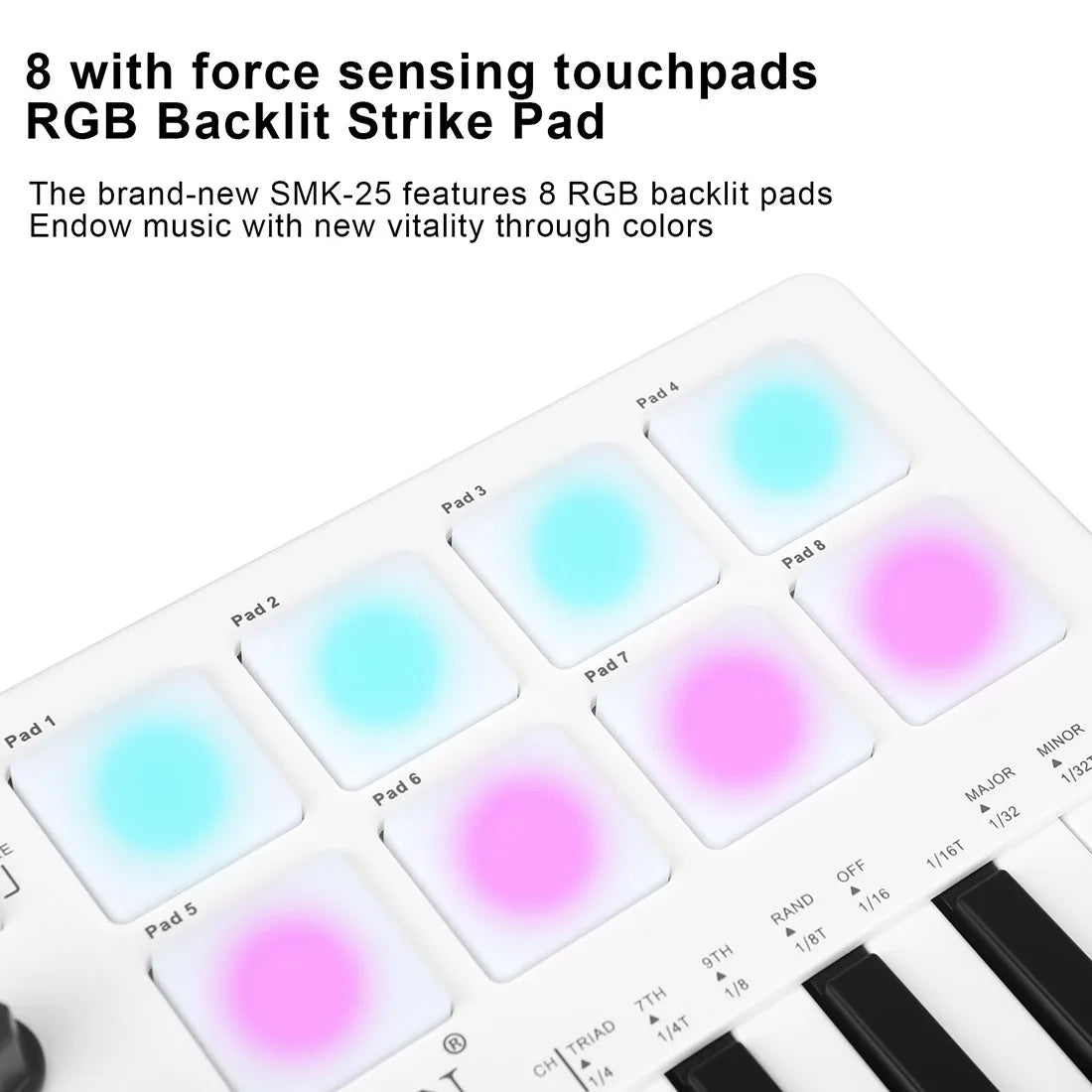 IRIN SMK-25 MIDI Pad Controller Keyboard