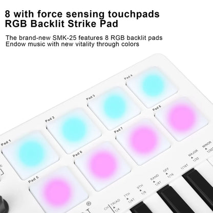 IRIN SMK-25 MIDI Pad Controller Keyboard