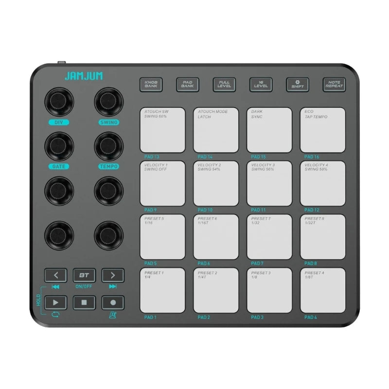 1Pc MIDI Controller RGB Keyboard Portable