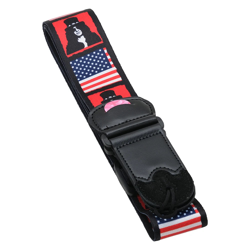 Electric Guitar Strap Embroidered Guitar Strap