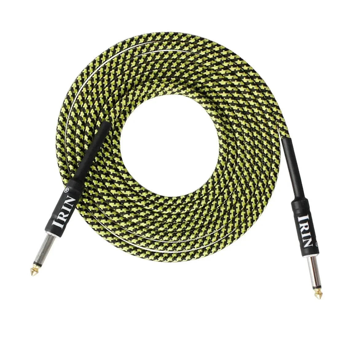 IRIN 3M/6M/10M Audio Cable 6.5mm Plug No Noise Audio Wire Cord Musical Instrument Accessories Parts for Electric Guitar Bass