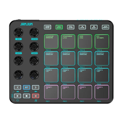 1Pc MIDI Controller RGB Keyboard Portable