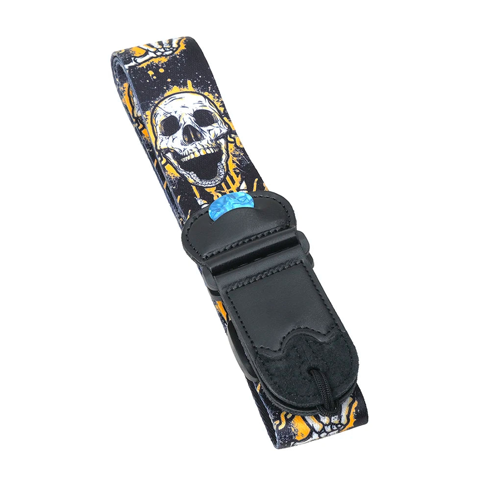 Electric Guitar Strap Embroidered Guitar Strap