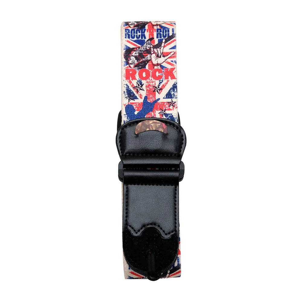 Electric Guitar Strap Embroidered Guitar Strap