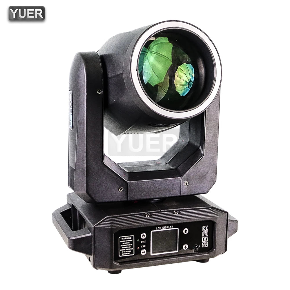 1/2/4Pcs 200W LED Beam Moving Head Light With Ring 6+12 Prisms 7 Gobos Rainbow Effect DMX For DJ Disco Party Bar Stage Lighting
