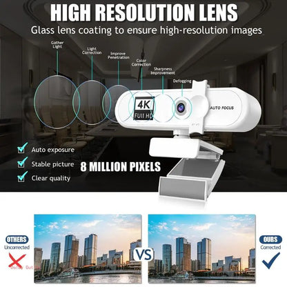 4K HD Webcam Autofocus Conference