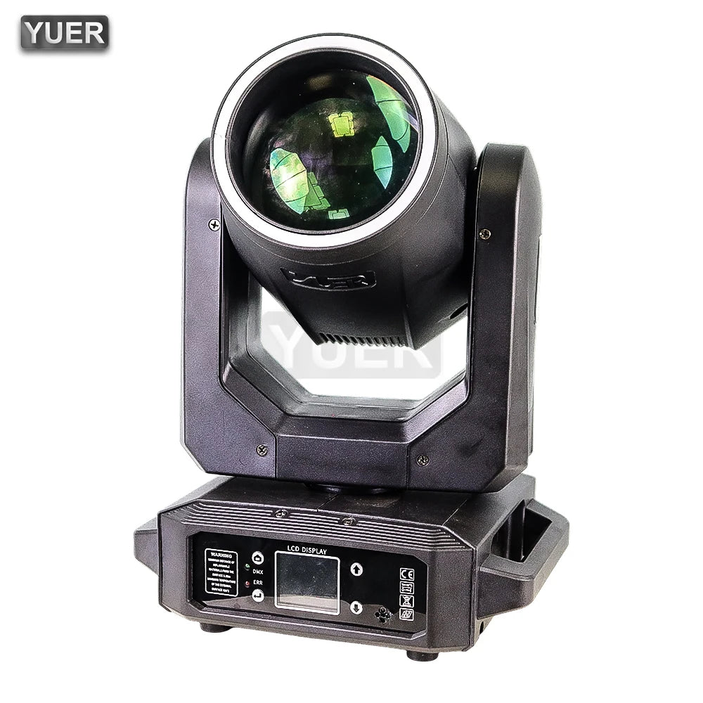 1/2/4Pcs 200W LED Beam Moving Head Light With Ring 6+12 Prisms 7 Gobos Rainbow Effect DMX For DJ Disco Party Bar Stage Lighting