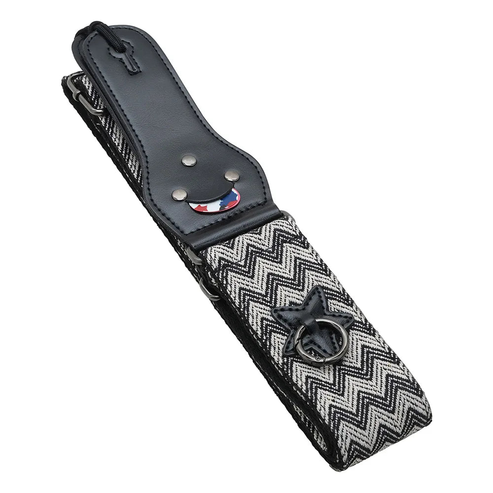 Electric Guitar Strap Embroidered Guitar Strap National Style Shoulder Strap Acoustic Guitar Straps Guitar Accessories