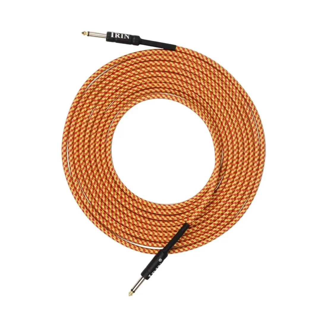 IRIN 3M/6M/10M Audio Cable 6.5mm Plug No Noise Audio Wire Cord Musical Instrument Accessories Parts for Electric Guitar Bass