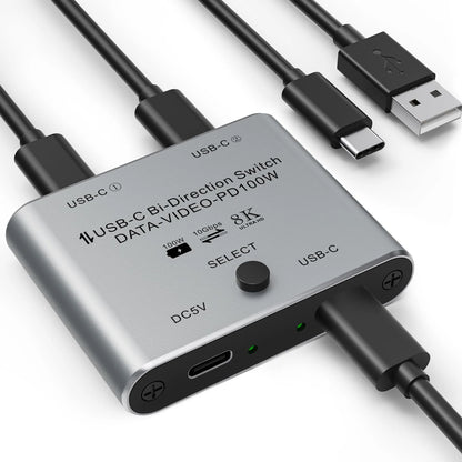 8K USB C Switch Bi-Directional USB-C