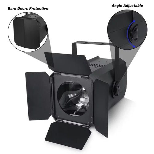 200W White & Amber COB LED Surface spot light stage show dj wedding club bar party dmx512 light Stage effect light event show