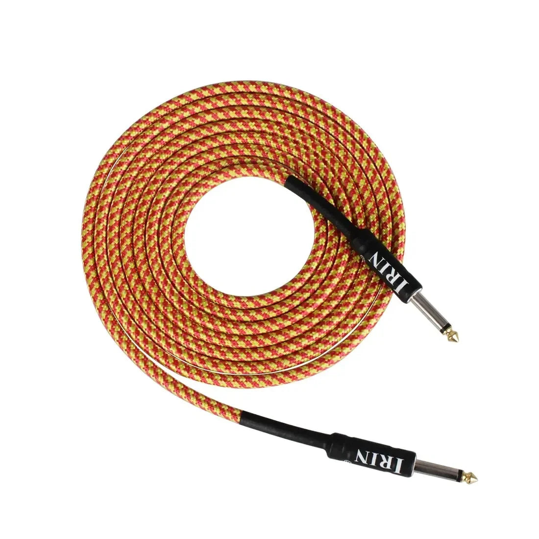 IRIN 3M/6M/10M Audio Cable 6.5mm Plug No Noise Audio Wire Cord Musical Instrument Accessories Parts for Electric Guitar Bass