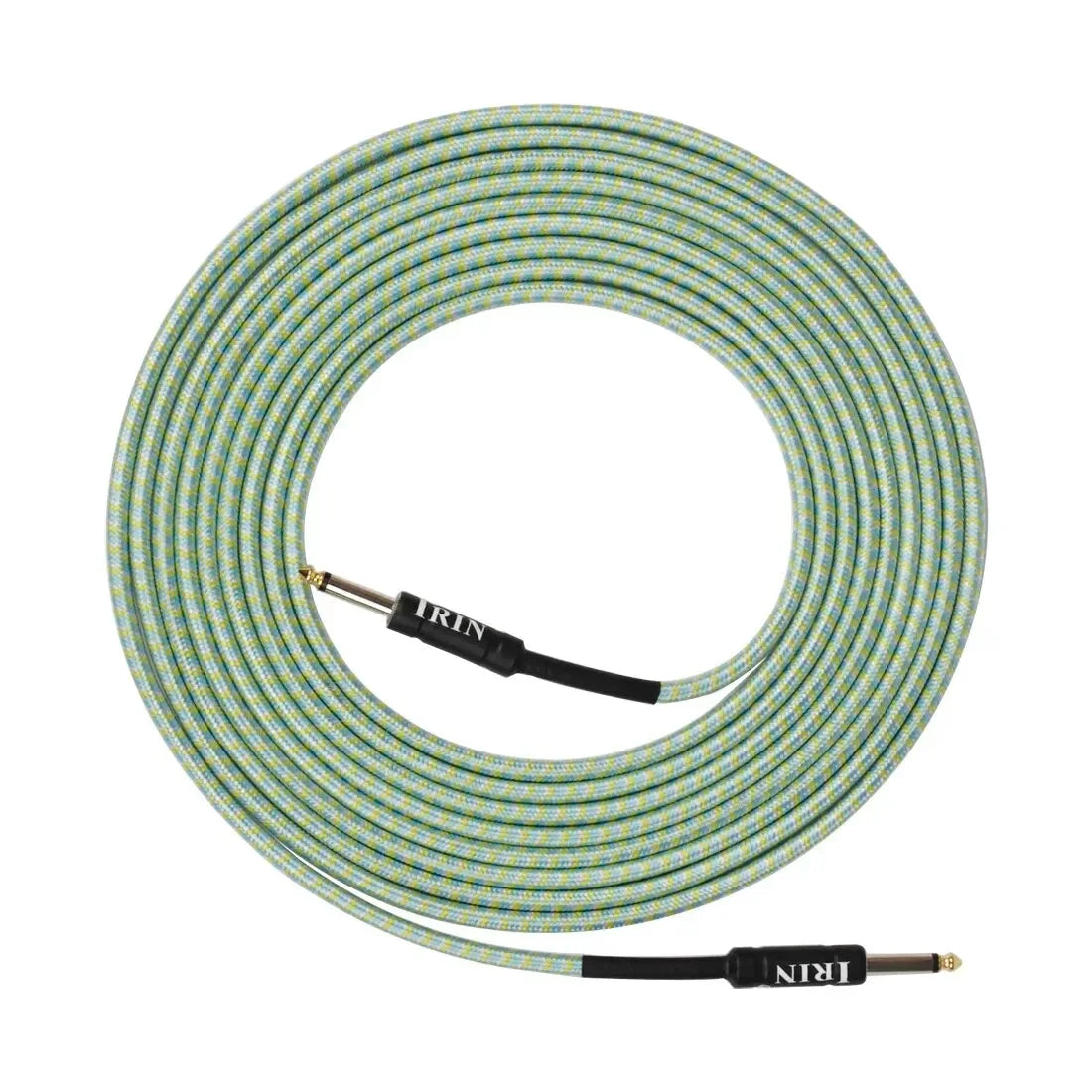 IRIN 3M/6M/10M Audio Cable 6.5mm Plug No Noise Audio Wire Cord Musical Instrument Accessories Parts for Electric Guitar Bass