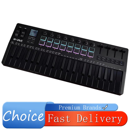 M-VAVE SMK-37 Pro 37-Key MIDI Controller Portable