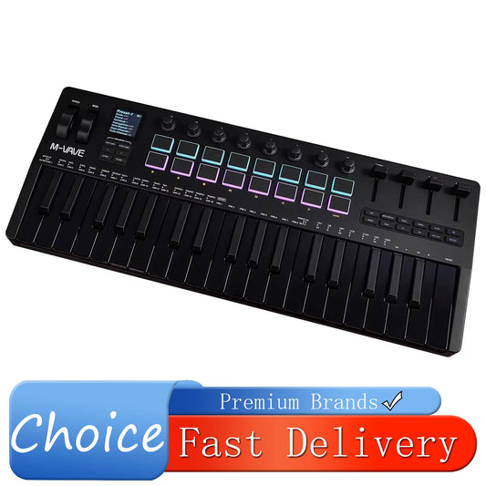 M-VAVE SMK-37 Pro 37-Key MIDI Controller Portable