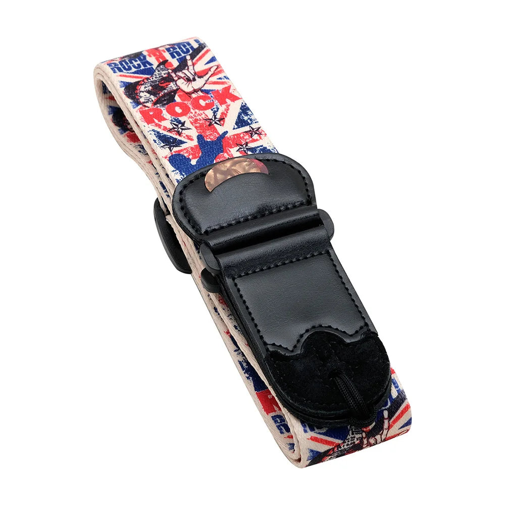 Electric Guitar Strap Embroidered Guitar Strap National Style Shoulder Strap Acoustic Guitar Straps Guitar Accessories
