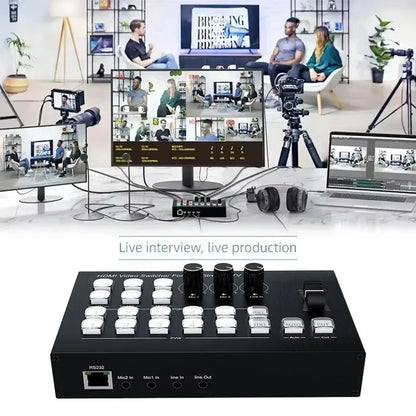 1080P HDMI Video Live Switch 4 in 2