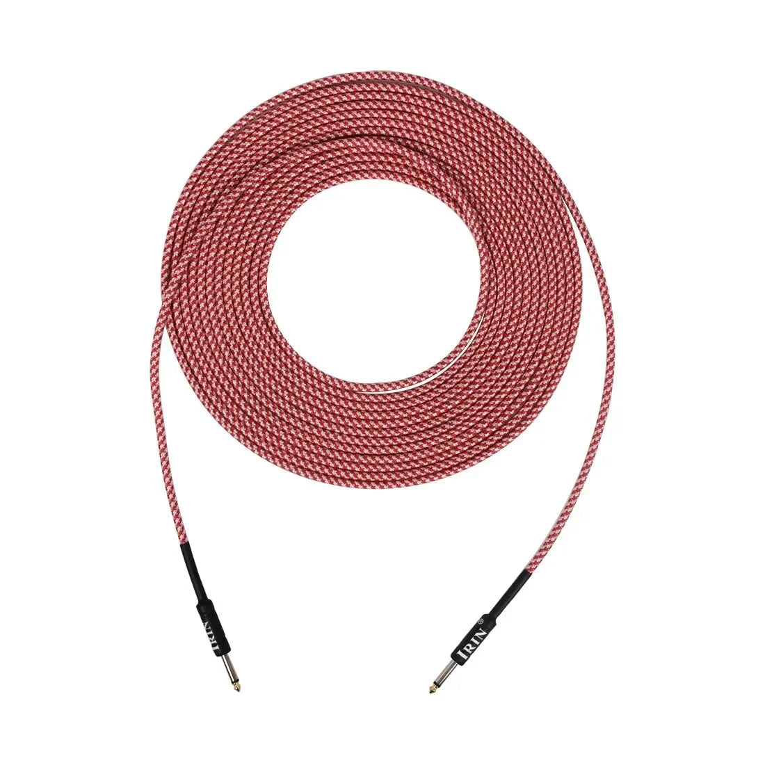 IRIN 3M/6M/10M Audio Cable 6.5mm Plug No Noise Audio Wire Cord Musical Instrument Accessories Parts for Electric Guitar Bass