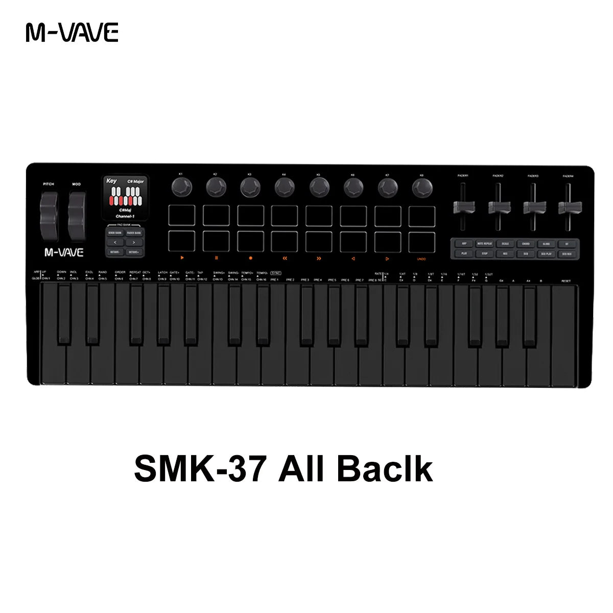 M-VAVE SMK-37 PRO MIDI Controller Keyboard