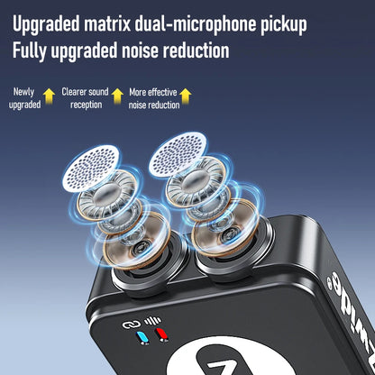 Zwide M5 small square wireless lavalier microphone