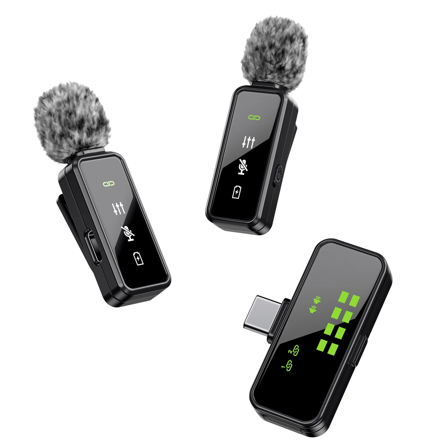 Wireless Mini Microphone for Audio Video Recording