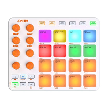 1Pc MIDI Controller RGB Keyboard Portable
