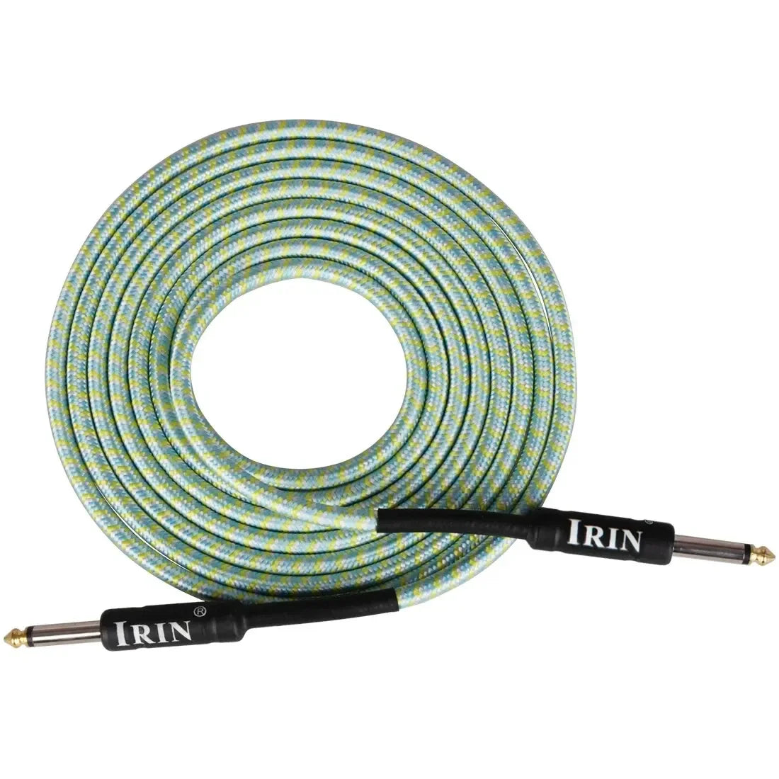 IRIN 3M/6M/10M Audio Cable 6.5mm Plug No Noise Audio Wire Cord Musical Instrument Accessories Parts for Electric Guitar Bass